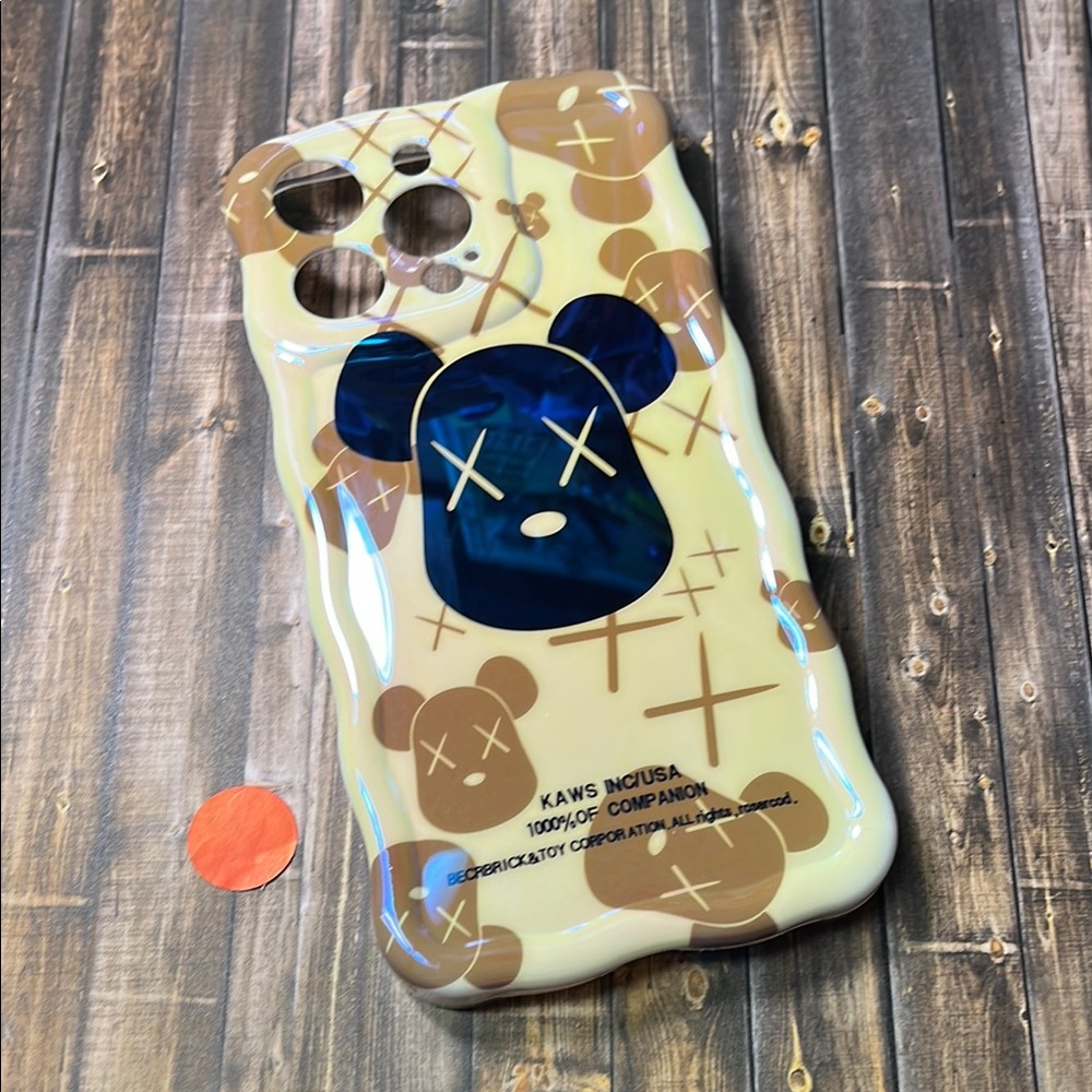 5for$10 Glossy Tan Teddy Bear iPhone 15 Pro Max Phone Case NWOT